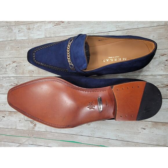 MEZLAN Men\'s Blue Antique Suede Loafer Size (14,M) main image 15